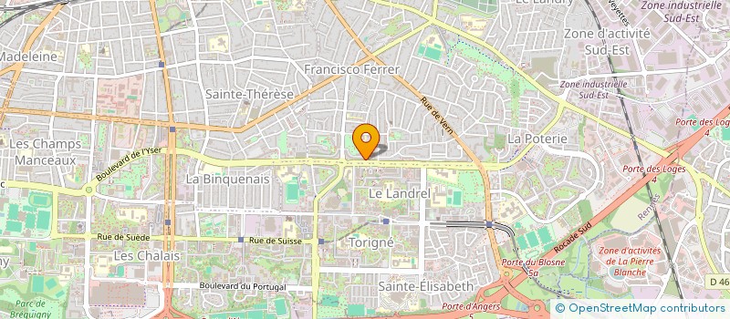 localisation de l'entreprise CERCLE GENEALOGIQUE D'ILLE & VILAINE  RENNES