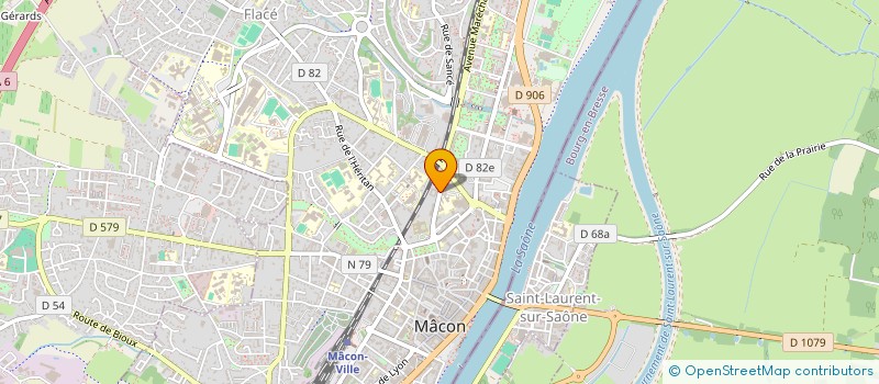 localisation de l'entreprise CERCLE GENEALOGIQUE DE SAONE ET LOIRE à MACON