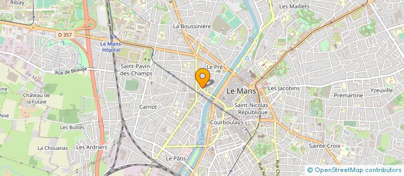 localisation de l'entreprise CERCLE GENEALOGIQUE MAINE ET PERCHE à LE MANS