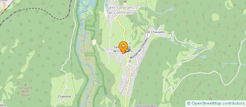 localisation de l'entreprise CERCLE GRENOBLOIS D AIKIDO  SAINT-GEORGES-DE-COMMIERS