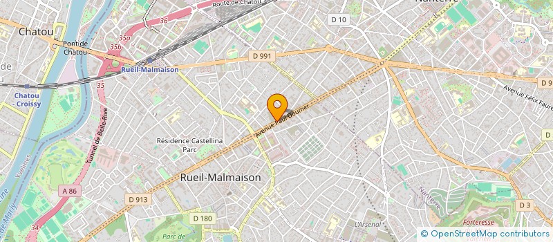 localisation de l'entreprise CERCLE GROUP ADMIN PERSONNELS ISOLES à RUEIL-MALMAISON