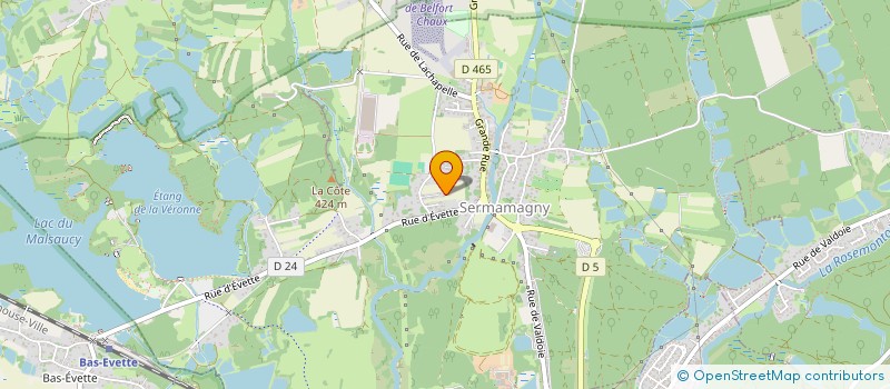 localisation de l'entreprise CERCLE HABITAT à SERMAMAGNY