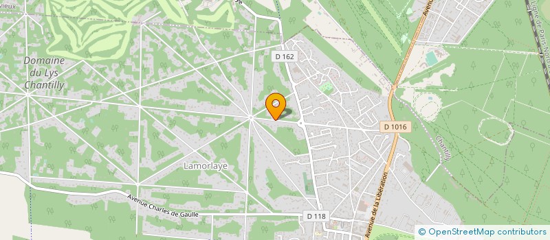 localisation de l'entreprise CERCLE HIPPIQUE à LAMORLAYE