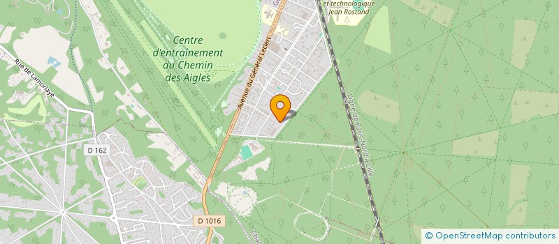 localisation de l'entreprise CERCLE HIPPIQUE DE CHANTILLY  CHANTILLY