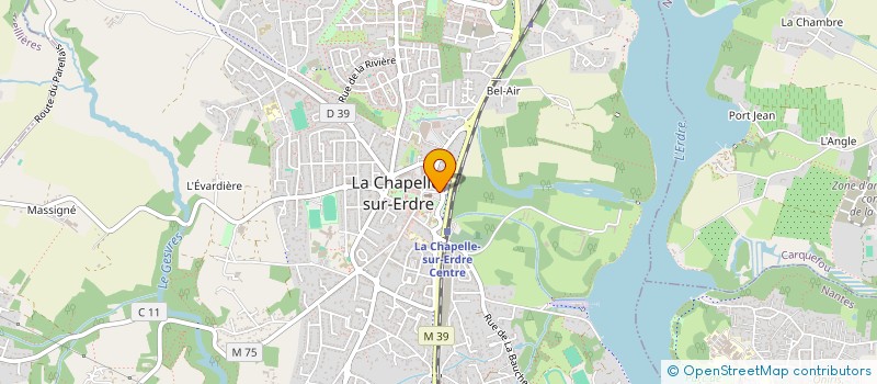localisation de l'entreprise CERCLE HIPPIQUE DE LA GASCHERIE à CHAPELLE-SUR-ERDRE (LA)