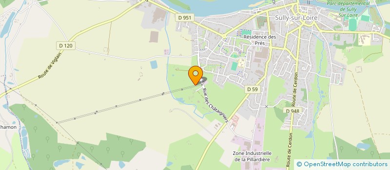 localisation de l'entreprise CERCLE HIPPIQUE DE SULLY à VIGLAIN
