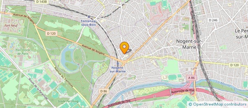 localisation de l'entreprise CERCLE HIPPIQUE DU BOIS DE VINCENNES à NOGENT-SUR-MARNE