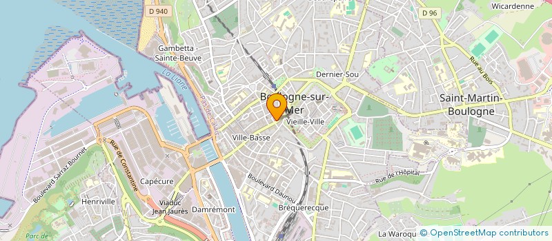 localisation de l'entreprise CERCLE HISTORIQUE SAN MARTIN à BOULOGNE-SUR-MER