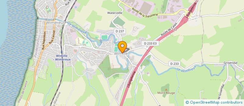 localisation de l'entreprise CERCLE HISTORIQUE WIMILLE-WIMEREUX à WIMILLE