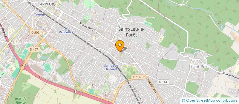 localisation de l'entreprise CERCLE IMMOBILIER  SAINT-LEU-LA-FORET