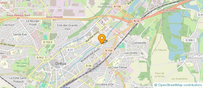 localisation de l'entreprise CERCLE INDEPENDANT DES ENTREPRENEURS D'EURE ET LOIR à DREUX
