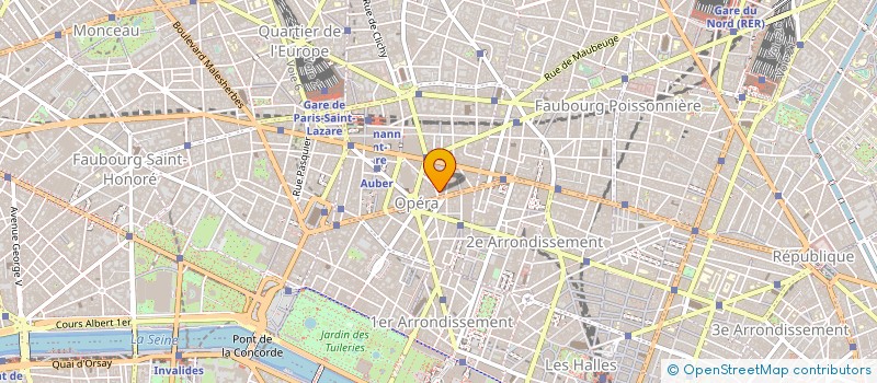 localisation de l'entreprise CERCLE INDUSTRIE ET COMMERCE à PARIS