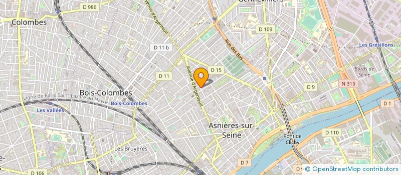 localisation de l'entreprise CERCLE INTERNATIONAL DES 1ERES DAMES  ASNIERES-SUR-SEINE