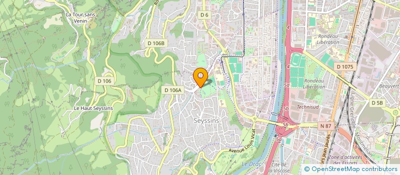 localisation de l'entreprise CERCLE INVEST  SEYSSINS