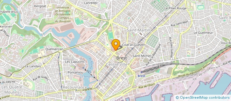 localisation de l'entreprise CERCLE IPAG à BREST