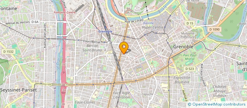 localisation de l'entreprise CERCLE ISRAELITE DE GRENOBLE  GRENOBLE