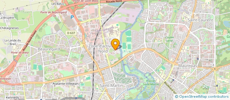 localisation de l'entreprise CERCLE JACQUES CARTIER - ASSOCIATION DES PROFESSIONNELS DU HAUT DE BILAN ET DE LA TRANSMISSION D'ENTREPRISES EN BRETAGNE à RENNES