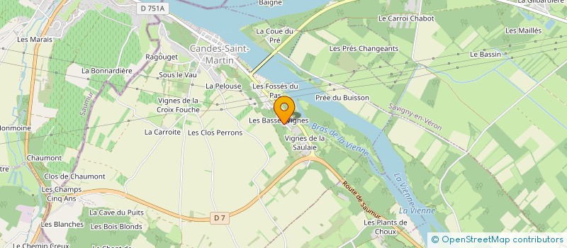 localisation de l'entreprise CERCLE JACQUES HALBERT  CANDES-SAINT-MARTIN