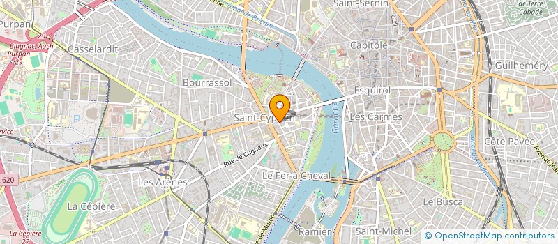 localisation de l'entreprise CERCLE JEAN MERMOZ à TOULOUSE