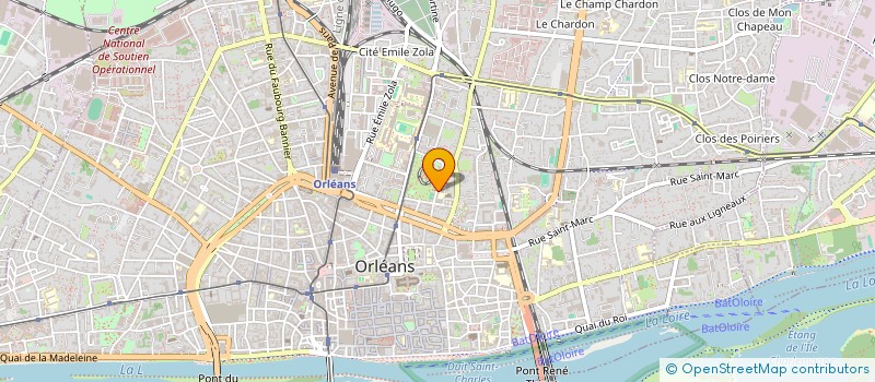 localisation de l'entreprise CERCLE JEAN ZAY D'ORLEANS à ORLEANS