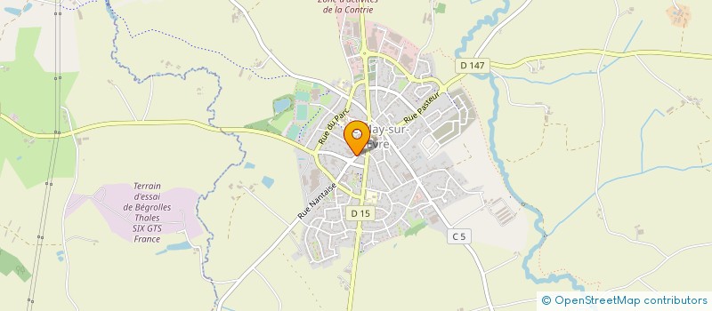 localisation de l'entreprise CERCLE JEANNE D ARC  LE MAY-SUR-EVRE