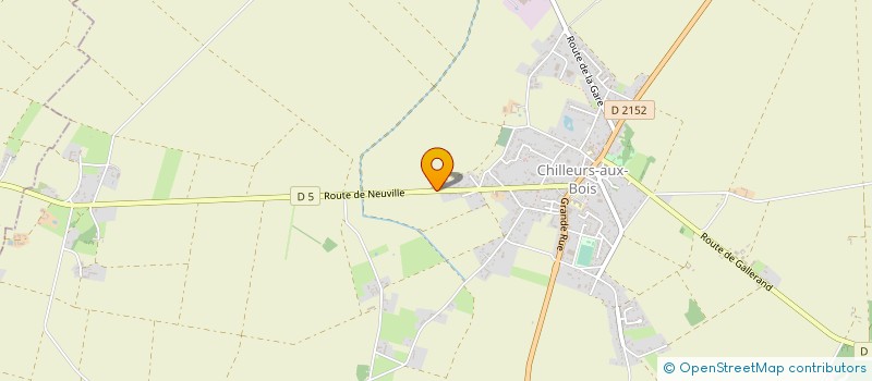 localisation de l'entreprise CERCLE JEANNE D ARC à CHILLEURS-AUX-BOIS