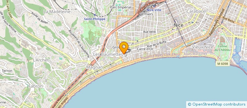 localisation de l'entreprise CERCLE JEUNES PROTECTEURS DE LA NATURE à NICE