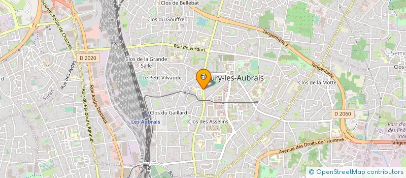 localisation de l'entreprise CERCLE JULES FERRY KARATE  FLEURY-LES-AUBRAIS
