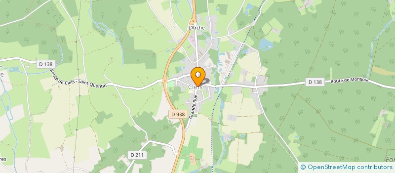 localisation de l'entreprise CERCLE L ESPERANCE BUVETTE à BAUGE-EN-ANJOU