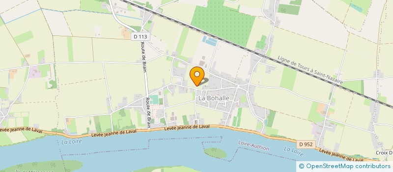 localisation de l'entreprise CERCLE L ESPERANCE FRATERNELLE  LOIRE-AUTHION
