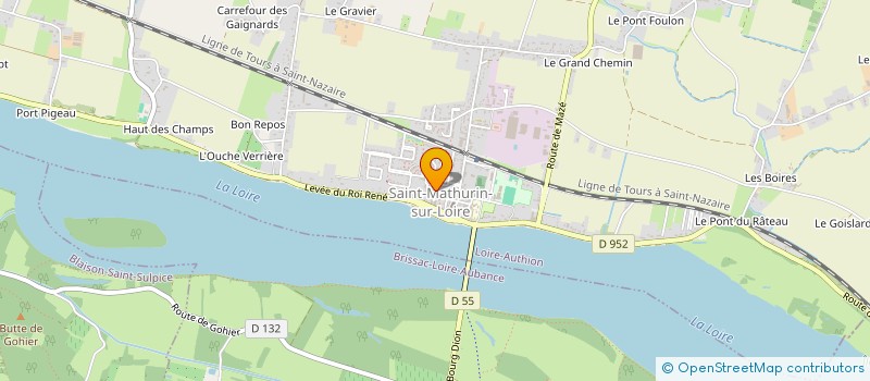 localisation de l'entreprise CERCLE L UNION BUVETTE à LOIRE-AUTHION