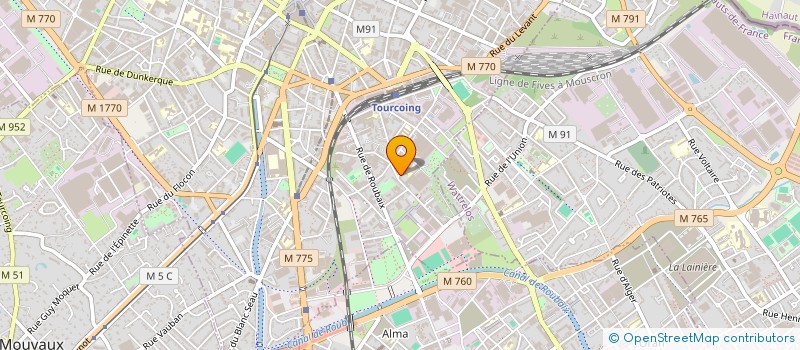 localisation de l'entreprise CERCLE LA CONCORDE BUVETTE  TOURCOING