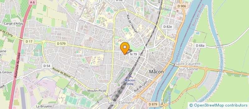 localisation de l'entreprise CERCLE LACRETELLE à MACON