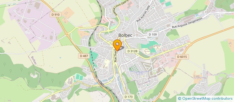 localisation de l'entreprise CERCLE LAIQUE ACCUEIL ECOLE VICTOR HUGO à BOLBEC