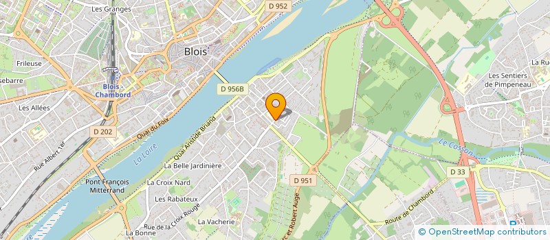 localisation de l'entreprise CERCLE LAIQUE BLESOIS  BLOIS