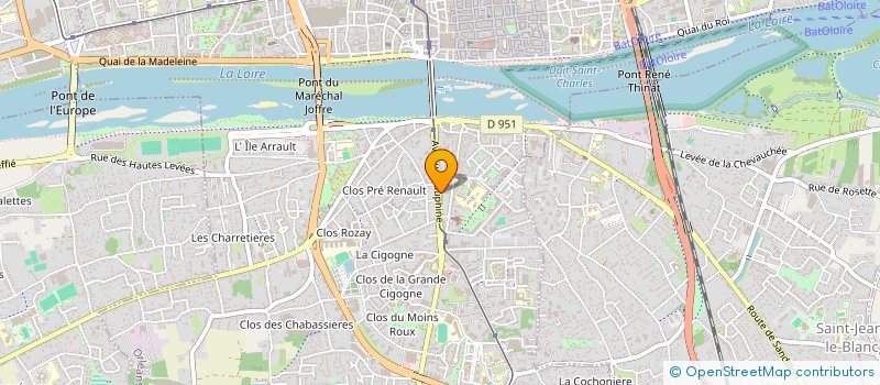 localisation de l'entreprise CERCLE LAIQUE DES TOURELLES à ORLEANS