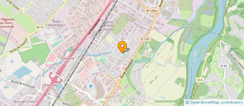 localisation de l'entreprise CERCLE LAIQUE DU RECEBEDOU  PORTET-SUR-GARONNE