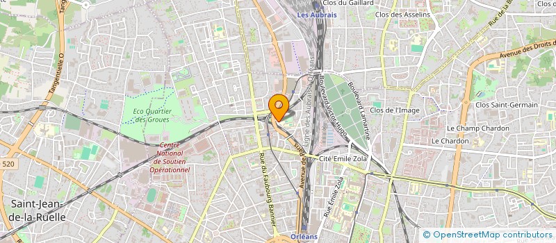 localisation de l'entreprise CERCLE LAIQUE MOLIERE  ORLEANS