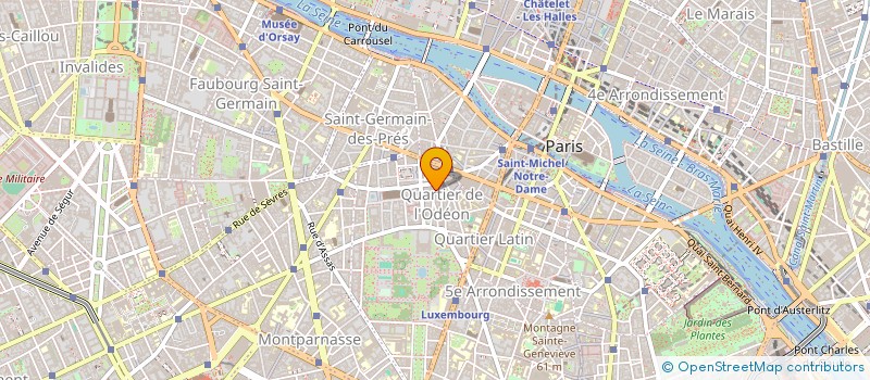 localisation de l'entreprise CERCLE LATIN à PARIS