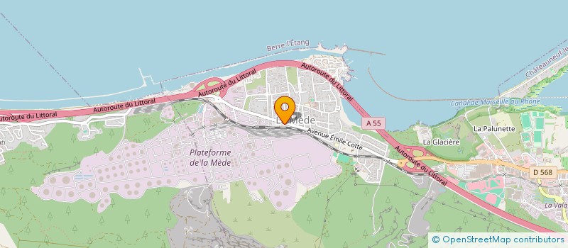 localisation de l'entreprise CERCLE LE MIRABEAU  CHATEAUNEUF-LES-MARTIGUES