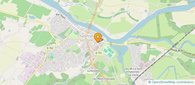 localisation de l'entreprise CERCLE LE RIVAGE BUVETTE à CHALONNES-SUR-LOIRE