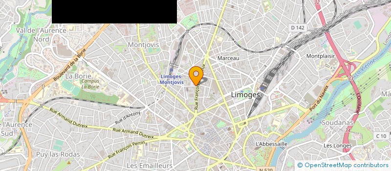 localisation de l'entreprise CERCLE LEON BERLAND à LIMOGES