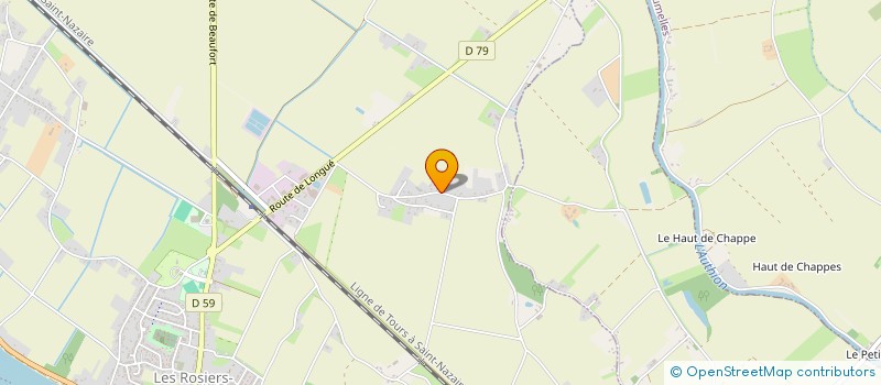 localisation de l'entreprise CERCLE LES AGRICULTEURS  GENNES-VAL-DE-LOIRE