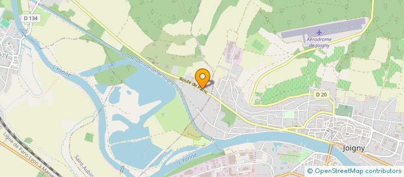 localisation de l'entreprise CERCLE LES ARMES JOVINIENNES à SAINT-AUBIN-SUR-YONNE