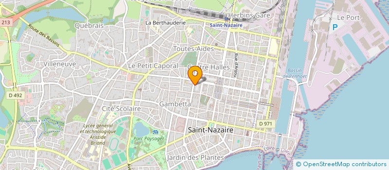 localisation de l'entreprise CERCLE LES POUPEES DE FRANCE à SAINT-NAZAIRE