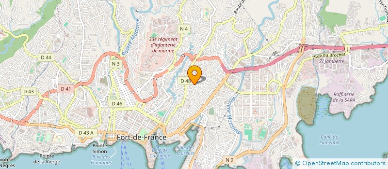 localisation de l'entreprise CERCLE LOISIR ACTION ANIMAT KULTUR  FORT-DE-FRANCE