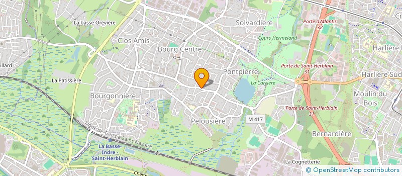 localisation de l'entreprise CERCLE LUDIQUE DU BOURG  SAINT-HERBLAIN