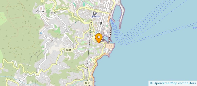 localisation de l'entreprise CERCLE LYRIQUE DE CORSE à BASTIA