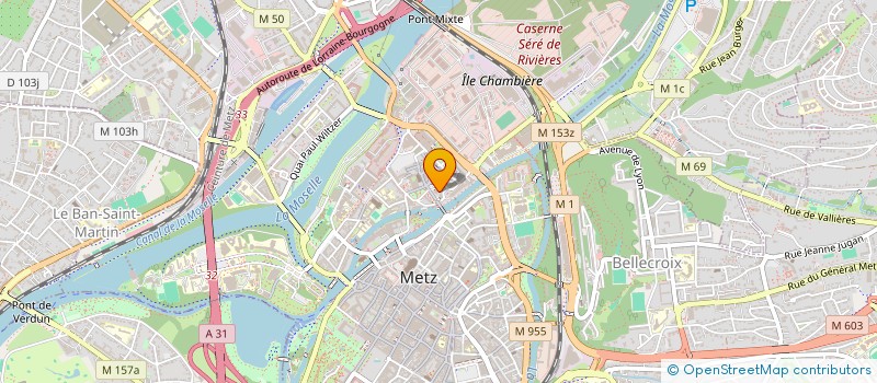 localisation de l'entreprise CERCLE LYRIQUE DE METZ AMBROISE THOMAS  METZ