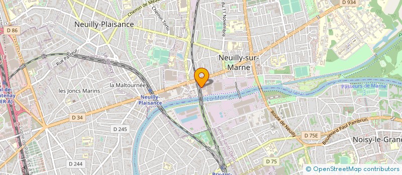localisation de l'entreprise CERCLE MARC LACAY à NEUILLY-SUR-MARNE